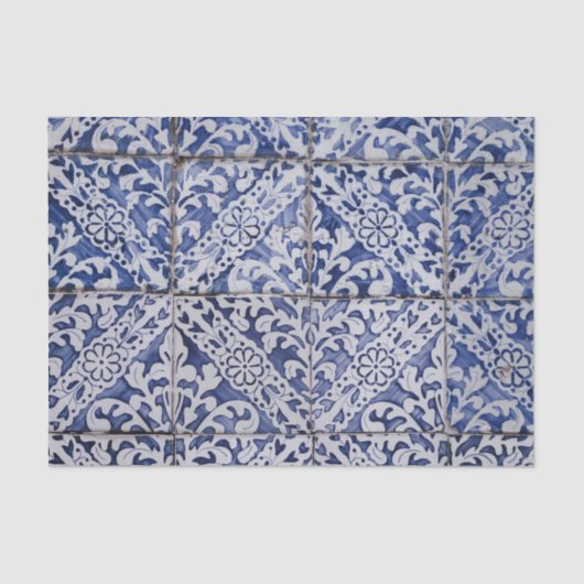 Spaans Marokkaans Tile Pattern Texure  Tissuepapier (Voorkant)