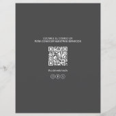 Spaans Medisch Centrum Dokter Logo QR Grijs Flyer (Achterkant)