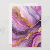 Spaans Modern Roze Agaten 60e Verjaardagsfeestje Kaart (Achterkant)