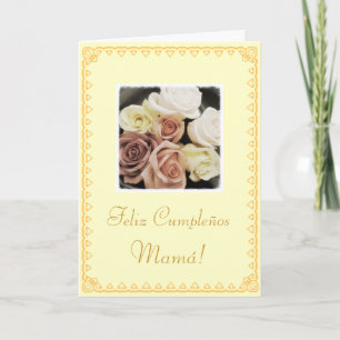 Spaans: Moeders verjaardag Cumpleanos / Mama Kaart