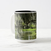 Spaans Mos Tweekleurige Koffiemok (Voorkant links)