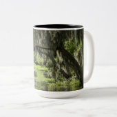 Spaans Mos Tweekleurige Koffiemok (Voorkant rechts)