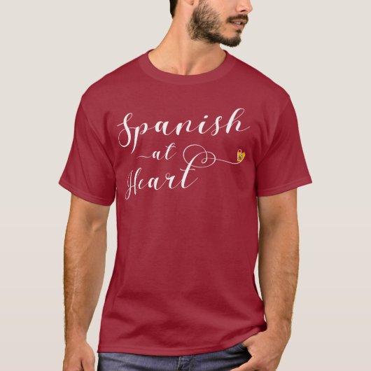Spaans op het hart, Spanje T-shirt (Voorkant)