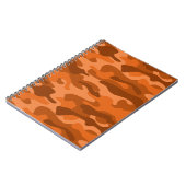 Spaans Oranje monocolor Camo Notitieboek (Linkerzijde)