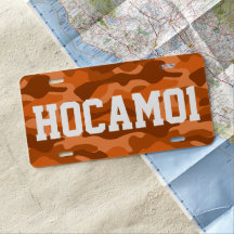 Spaans Oranje monocolor Camo