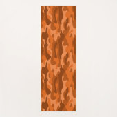 Spaans Oranje monocolor Camo Yogamat (Voorkant)