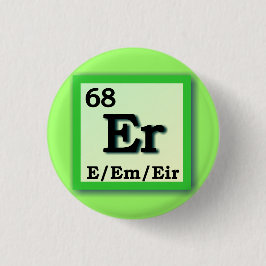 Spaans - Periodieke Tafel Persoonlijke geslachtssp Ronde Button 3,2 Cm