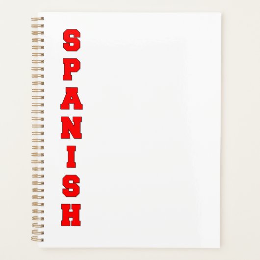 Spaans Planner (Voorkant)