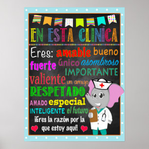 Spaans Poster voor schoolverpleegkunde