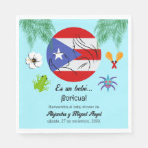 Spaans Puerto Ricaanse Boricua Jongen Babyfeestje