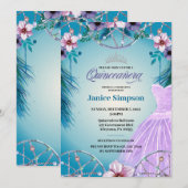 Spaans Quinceañera vether Dream catcher Invitati Kaart (Voorkant / Achterkant)