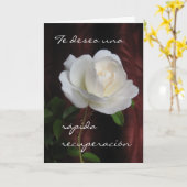 Spaans: Recuperación/Get Well Soon Kaart (Gele Bloem)