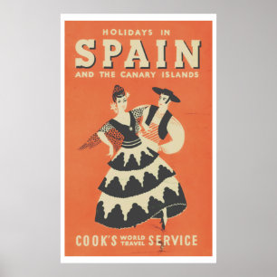  Spaans reisbureau Poster