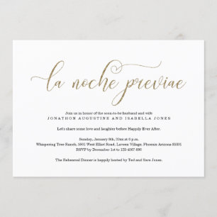 Spaans repetitief diner uitnodiging