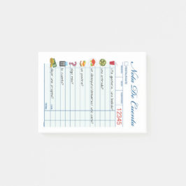 Spaans restaurant met rollenspel post-it® notes