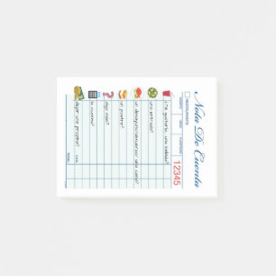 Spaans restaurant met rollenspel post-it® notes