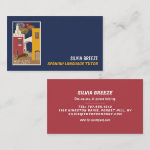 Spaans scène, Spaans taalkundig tijdschrift, leraa Visitekaartje