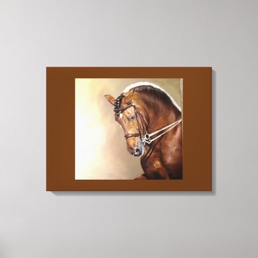 Spaans schildoek voor paarden canvas afdruk (Voorkant)