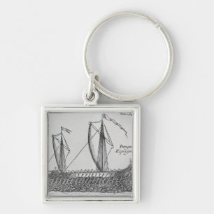 Spaans schip" sleutelhanger