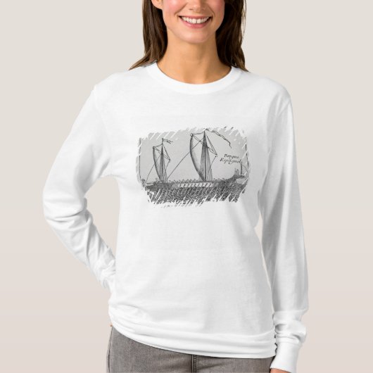 Spaans schip" t-shirt (Voorkant)