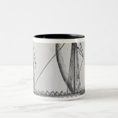 Spaans schip" tweekleurige koffiemok (Center)