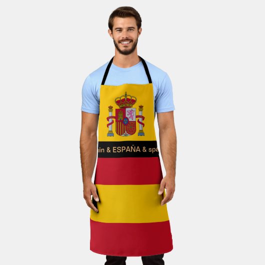Spaans Schort, España, Spanje Koks keuken Schort (Gedragen)