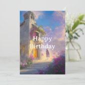 Spaans Serenity Birthday Kaart (Staand voorkant)