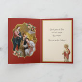 Spaans Sint-Valentijnsdag Religieuze Jezus Kaart (Binnen)