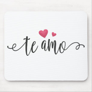 Spaans Te Amo I Love You Valentijn Mousepad Muismat