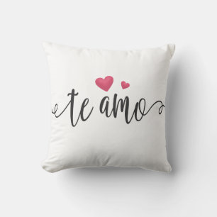 Spaans Te Amo Ik hou van je Valentijn Sierkussen