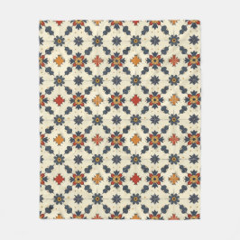 Spaans Tegel Patroon Fleece Deken