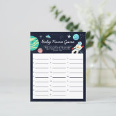 Spaans Thema Baby Naam Shower Spel (Staand voorkant)