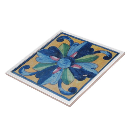 Spaans ventilatorontwerp tegeltje (Zijkant)