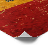 Spaans vlag Grunge ontwerp Poster (Hoek)