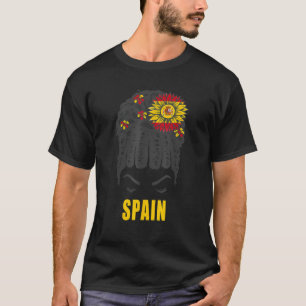 Spaans Vlag Idee voor Vrouwen Kinder Spanje Vlag O T-shirt