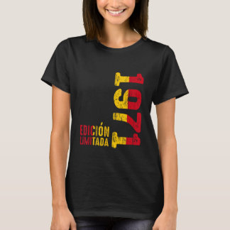 Spaans Vlag Retro 1971 Jaar 1971  1971 Sin T-shirt