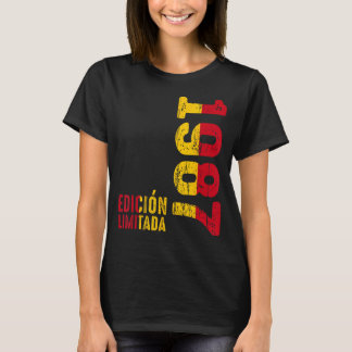 Spaans Vlag Retro 1987 Jaar 1987  1987 Sin T-shirt