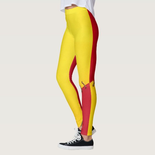 Spaans vlagontwerp leggings (Links)