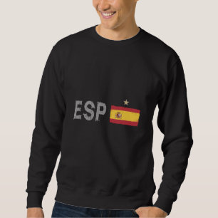 Spaans Voetbal Fan T-shirt Spaanse Vlag