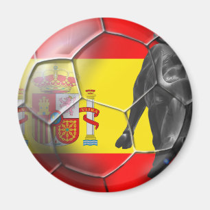 Spaans voetbal Spaans voetbalcadeau Magneet