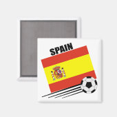 Spaans voetbalteam magneet (Voorkant / Achterkant)