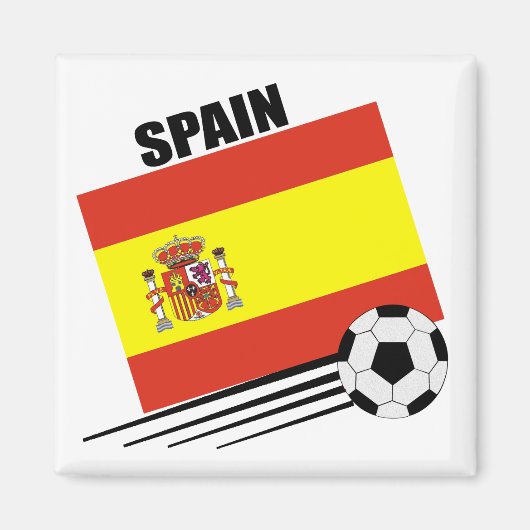 Spaans voetbalteam magneet (Voorkant)