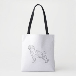 Spaans water Dog Canvas tas