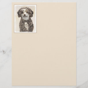 Spaans waterhondenschilderij - Kute Original Dog A