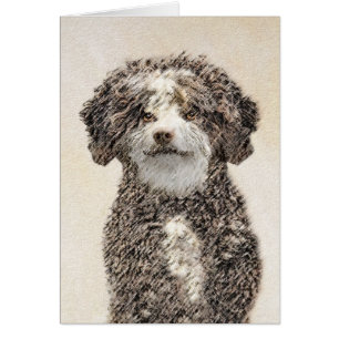 Spaans waterhondenschilderij - Kute Original Dog A