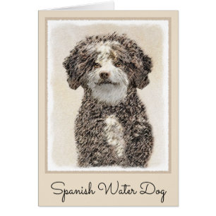 Spaans waterhondenschilderij - Kute Original Dog A