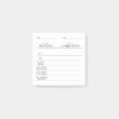 Spaans | Werkwoorden Vervoeging Praktijk Post-it® Notes (Voorkant)