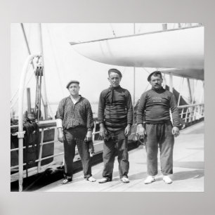 Spaans Yachtsmen Poster