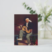 Spaans zanger - Edouard Manet Briefkaart (Staand voorkant)