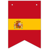 Spaans zeeslwerend spandoek vlaggetjes (Eerste vlag)
